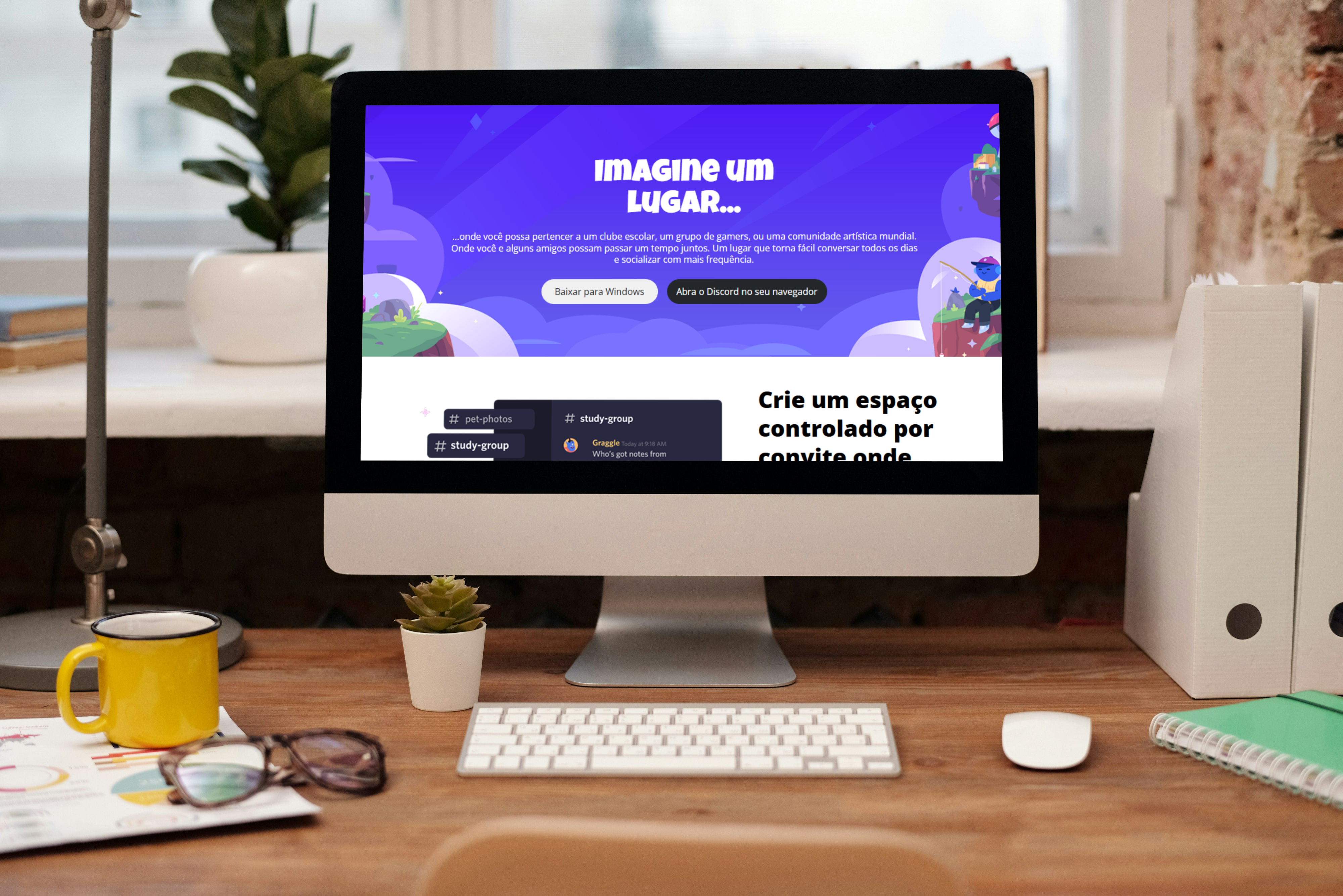 Capa Replica Site da Discord